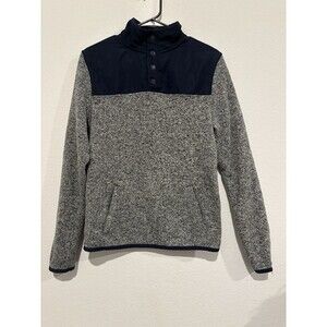 Prince & Fox Blue Gray Snap Pullover Jacket Men’s Size S